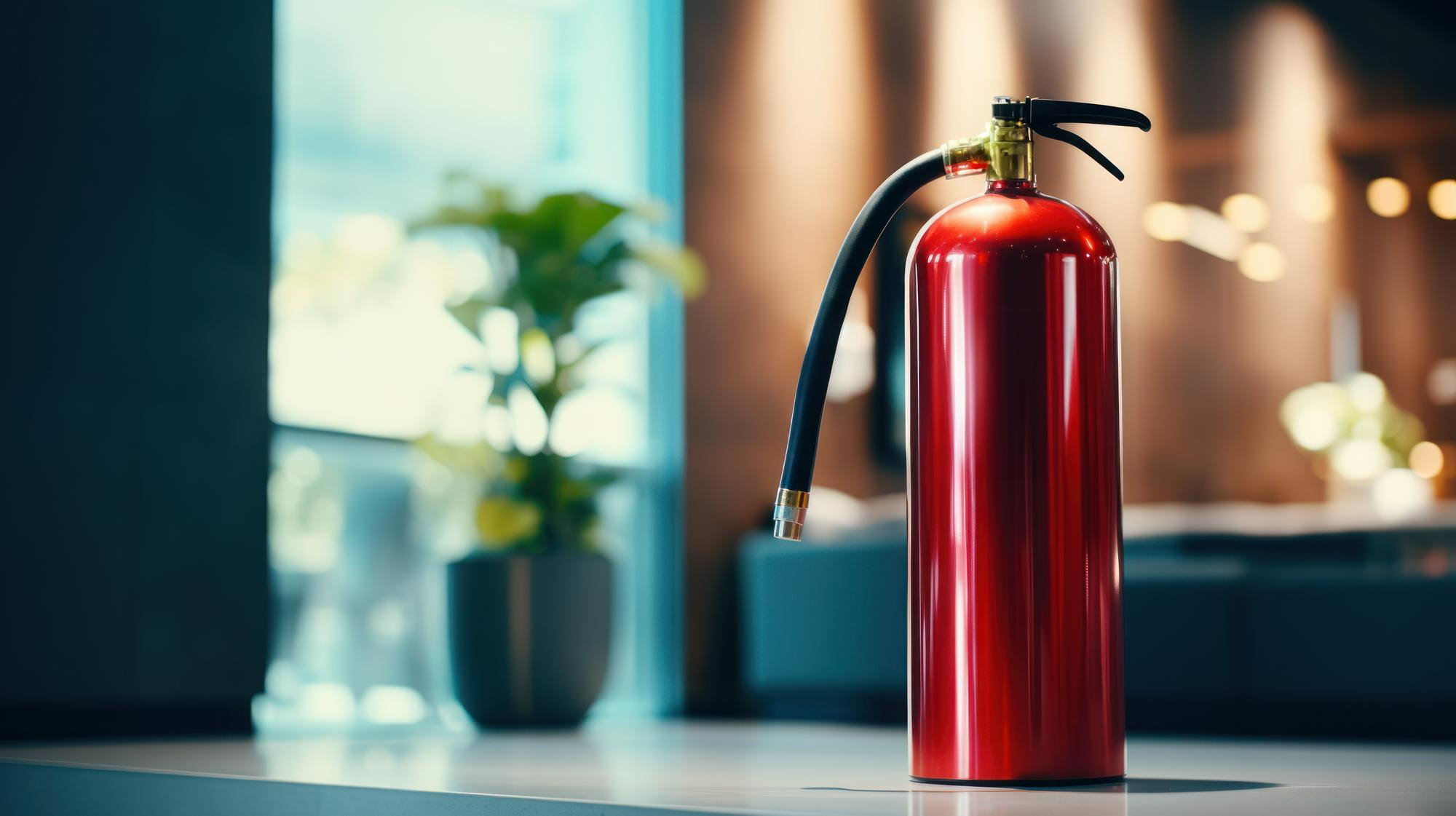 A checagem mensal dos extintores de incêndio é um exemplo de como a manutenção preventiva pode ajudar a prevenir acidentes e situações críticas | Crédito: Freepik